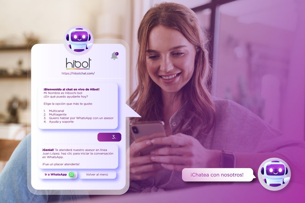 ejemplo chatbot para página web